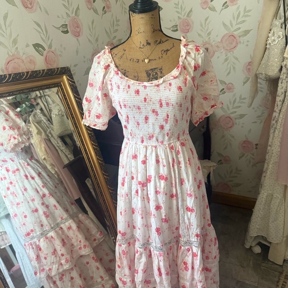 LSF x Target Pink Floral Maxi Dress - Picture 9 of 10